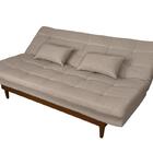 Sofá Cama Dubai Linho Espuma D33 Gelo