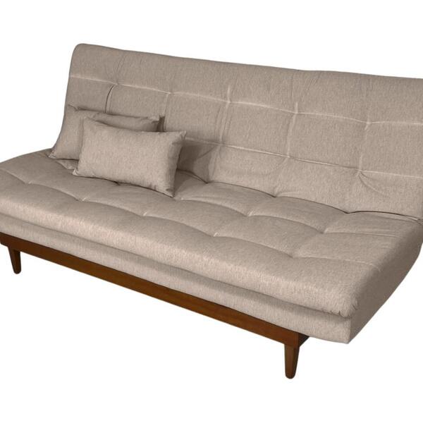 Sofá Cama Dubai Linho Espuma D33 Gelo
