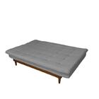 Sofá Cama Dubai Linho Espuma D33 Grafite