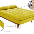 Sofá Cama Dubai Madero Amarelo