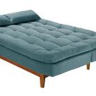 Sofá Cama Dubai Madero Azul Turquesa