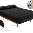 Sofá Cama Dubai Madero Preto
