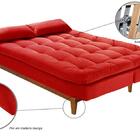 Sofá Cama Dubai Madero Vermelho