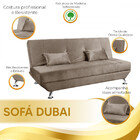 Sofá Cama Dubai Veludo Turkay Speciale Home
