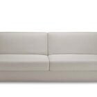 Sofá Cama Easy 3 Lugares 208cm Com Baú E Tecido Linho Bege 14