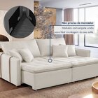 Sofá Cama Em Madeira Eucalipto 180cm Detroid Yescasa Veludo B