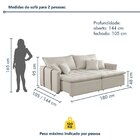 Sofá Cama Em Madeira Eucalipto 180cm Detroid Yescasa Veludo B