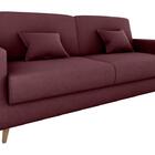 Sofá Cama Emília 2 Lugares 190cm Veludo Rosê Matrix