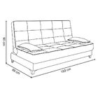 Sofá Cama Equador 193 Cm Encosto Reclinável Veludo Verde Mili