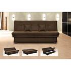 Sofá Cama Filó - Matrix - Marrom