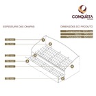 Sofá Cama Funny Ii Imbuia/preto Com Cama Auxiliar – Conquista