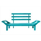 Sofá Cama Futon Country Comfort Stain Azul - Mão   Formão