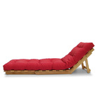 Sofá-cama Futon Slim S 01 Lugar Cor  Vermelho Tomate