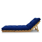 Sofá-cama Futon Slim S 01 Lugar Cor Azul