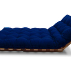 Sofá-cama Futon Slim S 02 Lugares Cor Azul - Azul