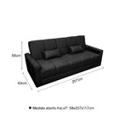 Sofá Cama Grazi 03 Lugares Matrix