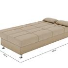 Sofá Cama Guaporé 4 Lugares 1,90m Capuccino - Xflex Sofás