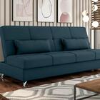 Sofá Cama Guaporé 4 Lugares 1,90m Petróleo - Xflex Sofás