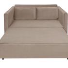 Sofá Cama Hope D33 Suede Chocolate Luxo Império