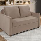 Sofá Cama Hope D33 Suede Chocolate Luxo Império