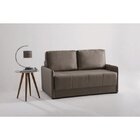 Sofá Cama Isis Casal 154cm Tecido Veludo Marrom