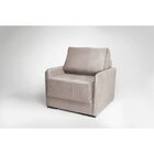 Sofá Cama Isis Solteiro 100cm Tecido Linho Bege