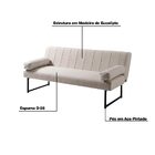 Sofá Cama John Linho Bege - Gran Belo