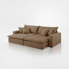 Sofá Cama Jupiter 3 Lugares Retrátil Reclinável 2,30m Boucle