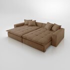 Sofá Cama Jupiter 3 Lugares Retrátil Reclinável 2,30m Boucle