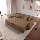 Sofá Cama Jupiter 3 Lugares Retrátil Reclinável 2,30m Boucle