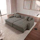 Sofá Cama Jupiter 3 Lugares Retrátil Reclinável 2,30m Boucle