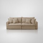 Sofá Cama Jupiter 3 Lugares Retrátil Reclinável 2,30m Linho C