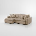 Sofá Cama Jupiter 3 Lugares Retrátil Reclinável 2,30m Linho C