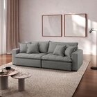 Sofá Cama Jupiter 3 Lugares Retrátil Reclinável 2,30m Linho C