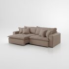 Sofá Cama Jupiter 3 Lugares Retrátil Reclinável 2,30m Linho C