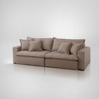 Sofá Cama Jupiter 3 Lugares Retrátil Reclinável 2,30m Linho C