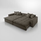 Sofá Cama Jupiter 3 Lugares Retrátil Reclinável 2,30m Linho C