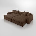 Sofá Cama Jupiter 3 Lugares Retrátil Reclinável 2,30m Veludo