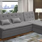 Sofá Cama King 5 Lugares 2,70m Amélia Suede