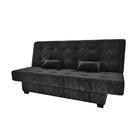 Sofá Cama Laila Sued Pena Preto Matrix