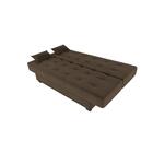 Sofá Cama Laila Veludo Light Marron Claro Matrix Veludo Light