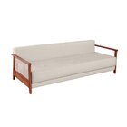 Sofá Cama Linho Azaléia Yescasa Bege