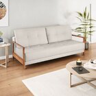 Sofá Cama Linho Azaléia Yescasa Bege
