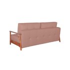 Sofá Cama Linho Azaléia Yescasa Rosê