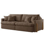 Sofá Cama Lisboa Retrátil E Reclinável 260cm Braço 10cm Meu S