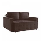 Sofá Cama M125 Suede/marrom Chocolate