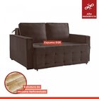 Sofá Cama M125 Suede/marrom Chocolate