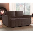 Sofá Cama M125 Suede/marrom Chocolate