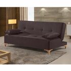 Sofá Cama M143 Martins Estofados Suede/marrom Chocolate