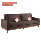 Sofá Cama M157 Veludo Marrom 2,24 M